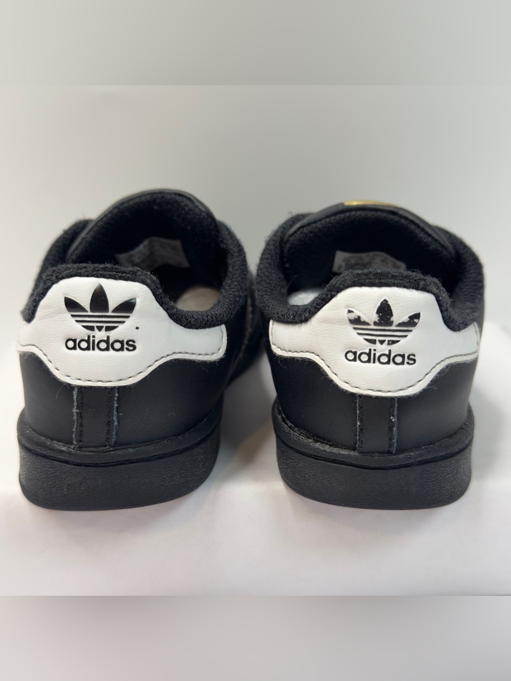 Toddler Kids Sneakers Shoes Adidas Superstar EL I  EF5396 Black Size 10K Black - Picture 7 of 11